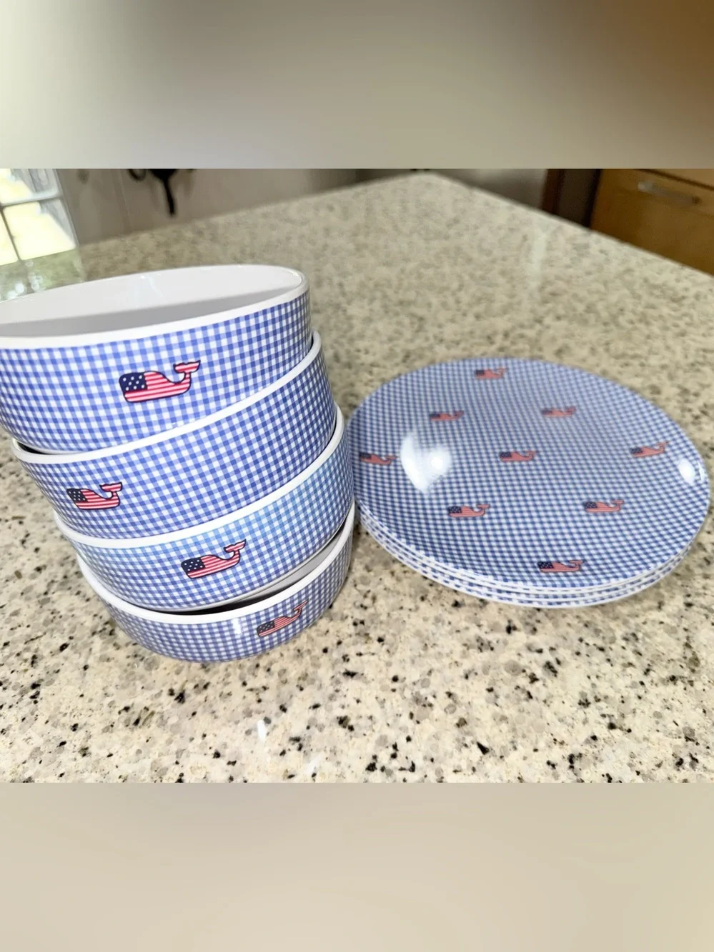 Vineyard Vines for Target melamine bowls and plates